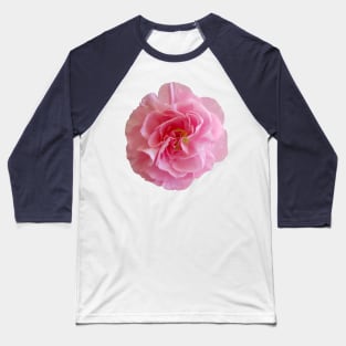 Pink Carnation Floral Photo Baseball T-Shirt